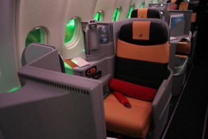 Alitalia's new business class product (Photo courtesy of Flight-Report.com) 