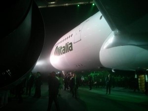 Alitalia's A330 in the new livery | Photo provided by Flight-Report.com
