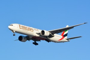 An Emirates Boeing 777-300