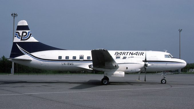 Partnair_Convair_580_side