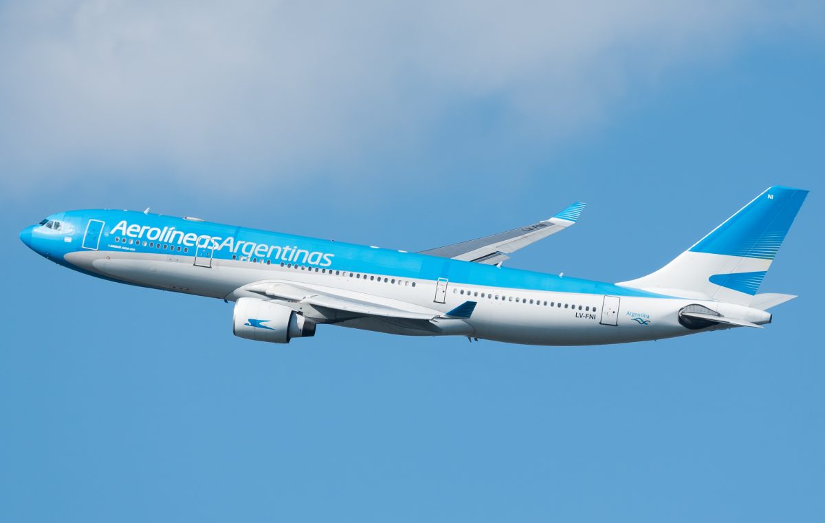 An Aerolineas Argentinas Airbus A330