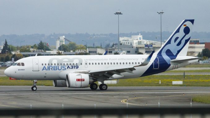 Airbus A319neo in Toulouse