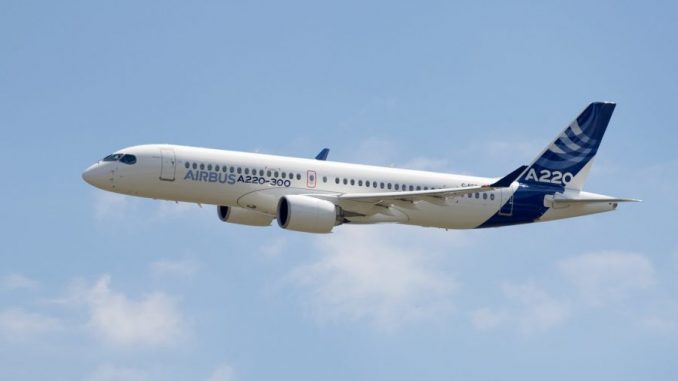 Airbus-A220-300-new-member-of-the-airbus-Single-aisle-Family