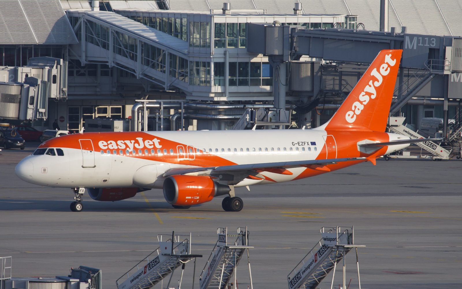 easyJet aircraft