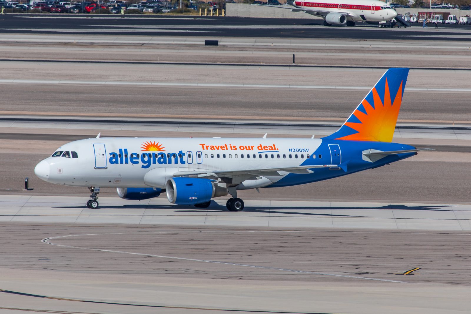 An Allegiant Air Airbus aircraft.