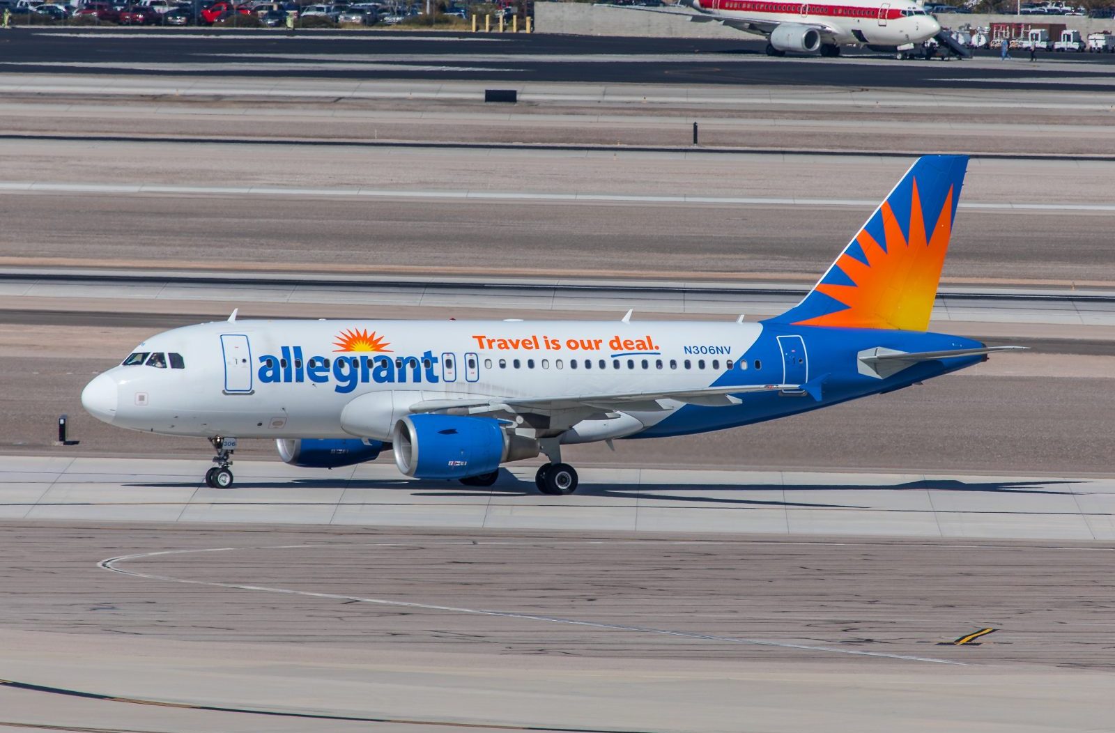 An Allegiant Air Airbus aircraft.