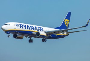 A Ryanair Boeing 737-800.