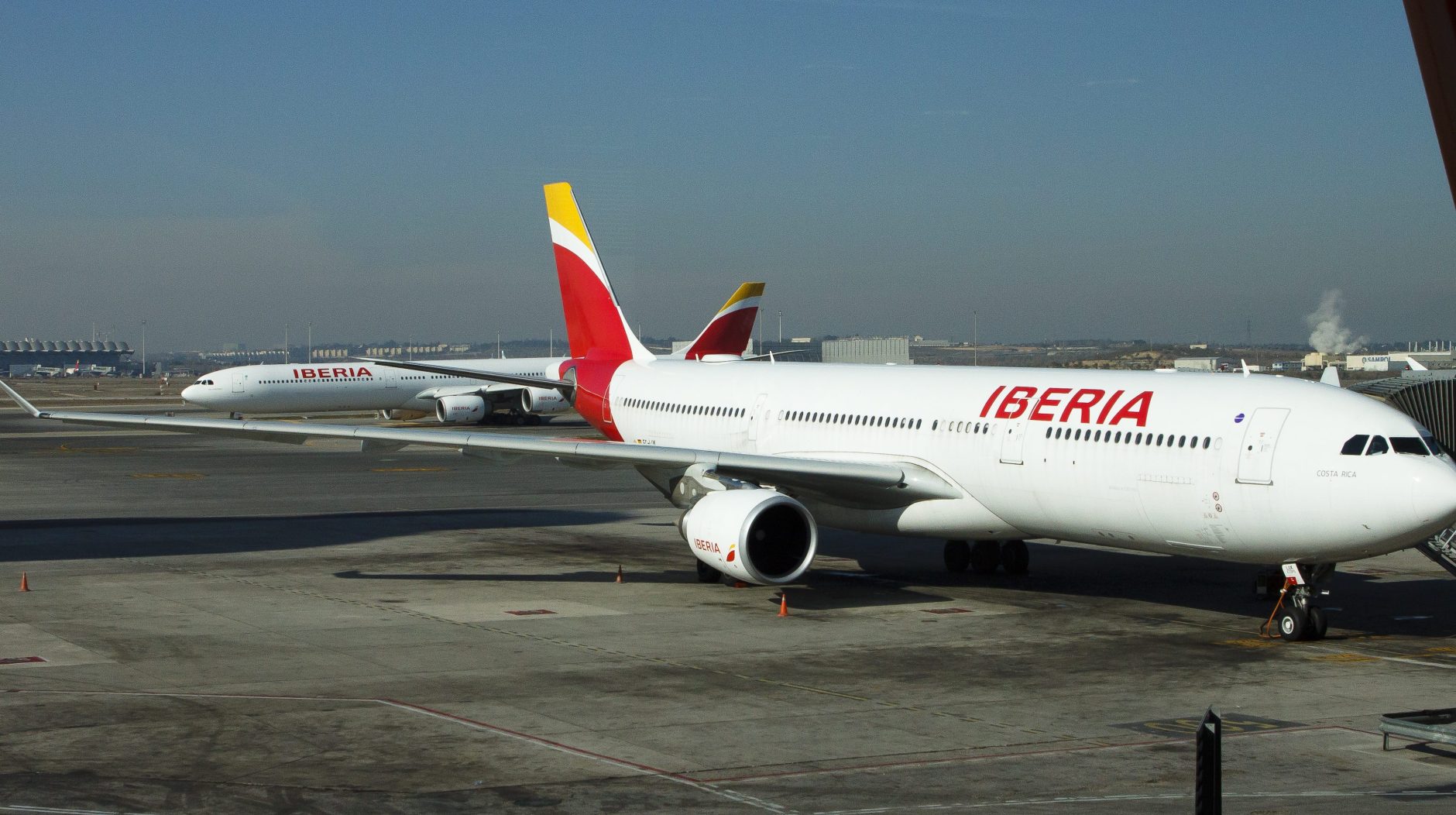 An Iberia A330 in Madrid