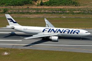 A Finnair Airbus A330-300.
