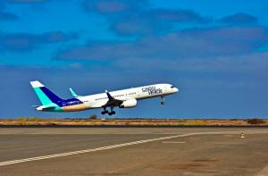 A Cabo Verde Airlines 757-200.