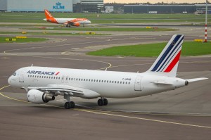 An Air France A320 in Amsterdam.