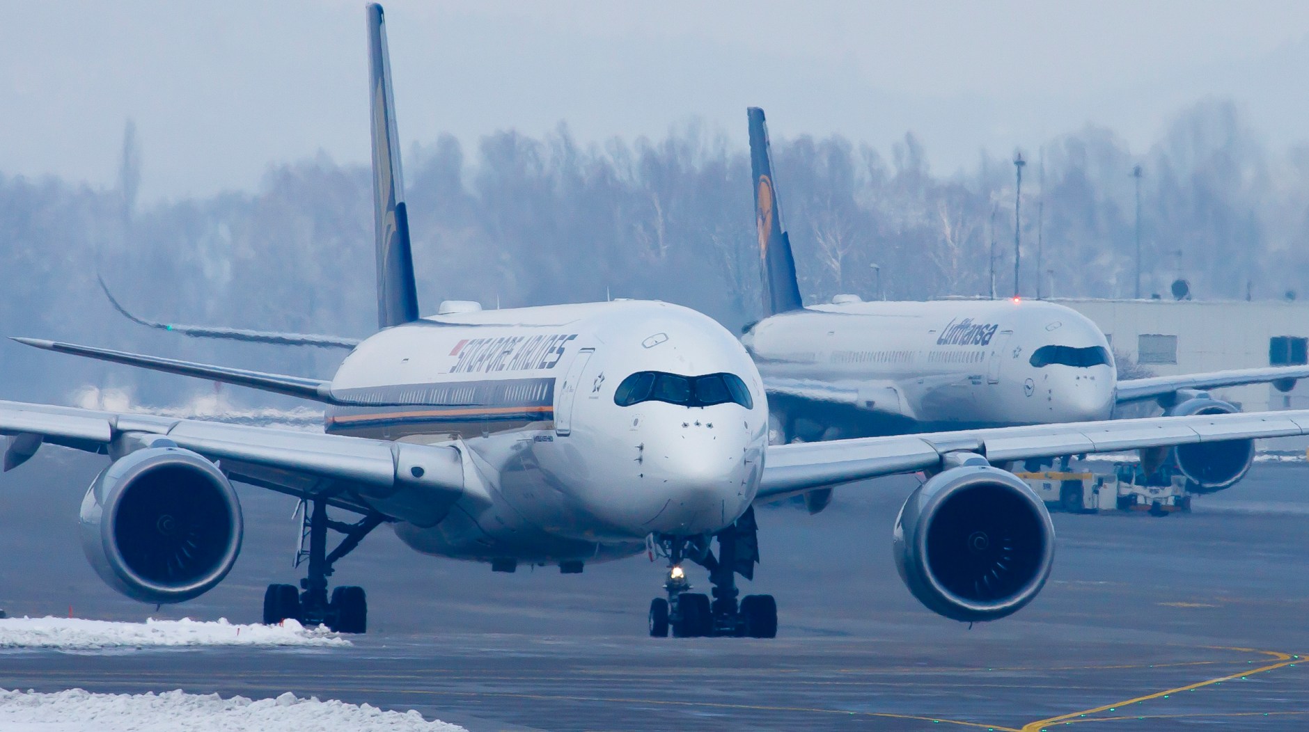 A350 aircraft in Munich. (Photo: AirlineGeeks | Fabian Behr)