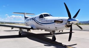 A Boutique Air Pilatus PC-12/45 awaiting its next flight.