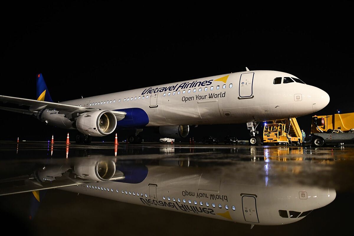 Vietravel Airlines A321 at SGN. (Photo: Vietravel Airlines)