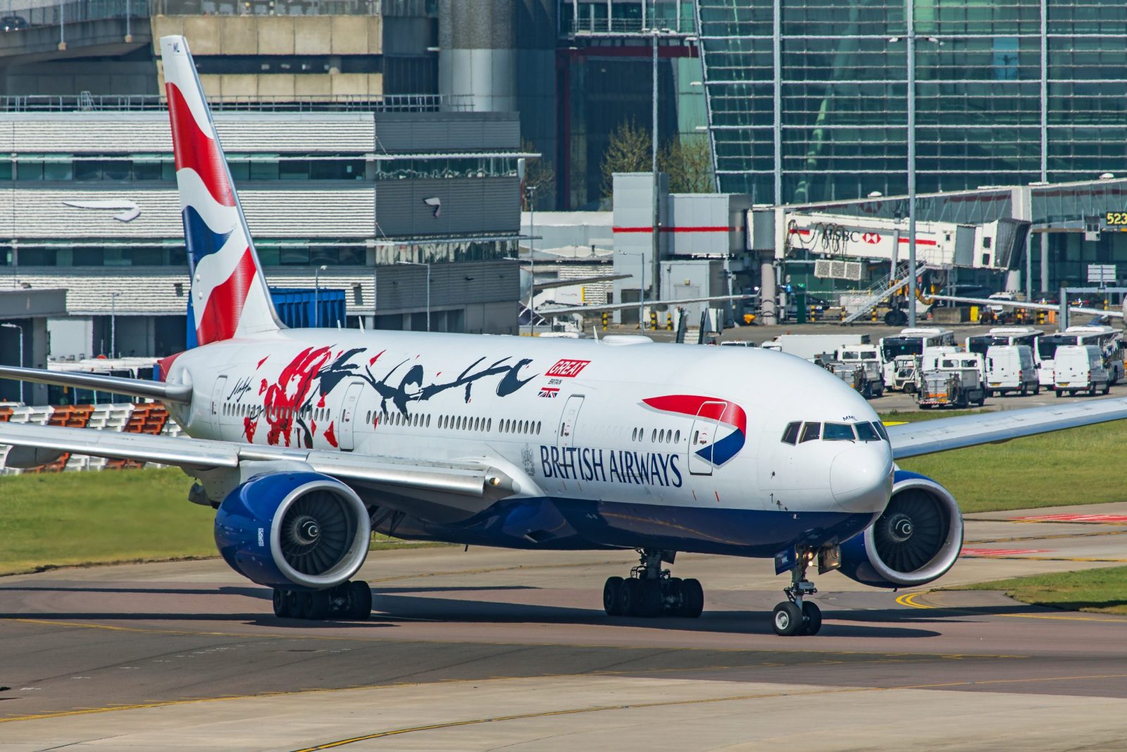 Boeing 777 at London Heathrow