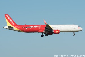 A VietJet Airbus A321