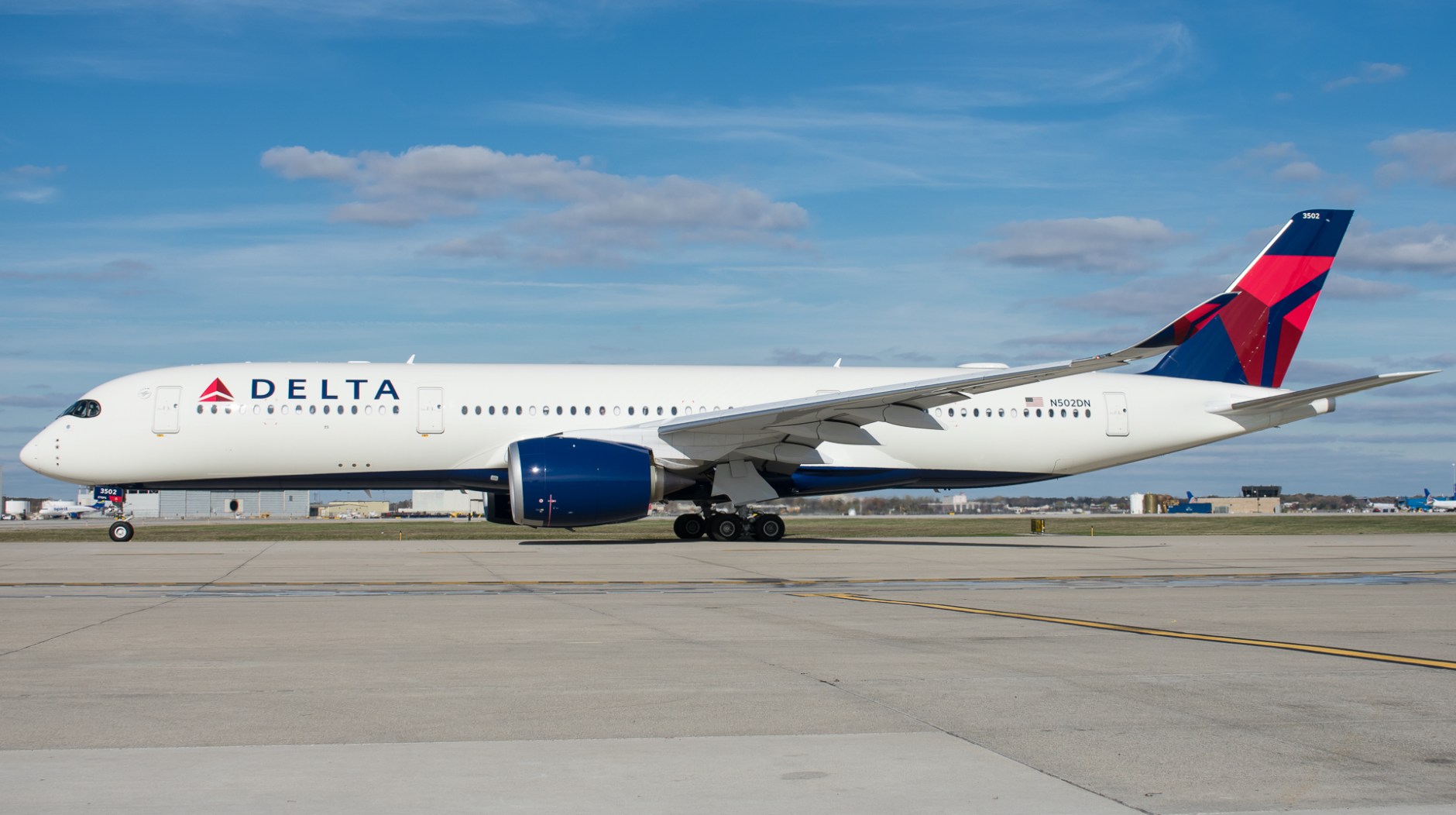 A Delta A350.