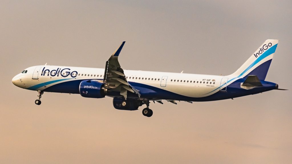 IndiGo A321neo landing