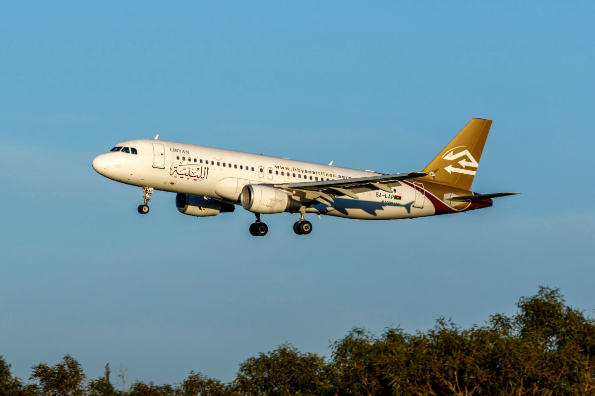 A Libyan Airlines Airbus A320
