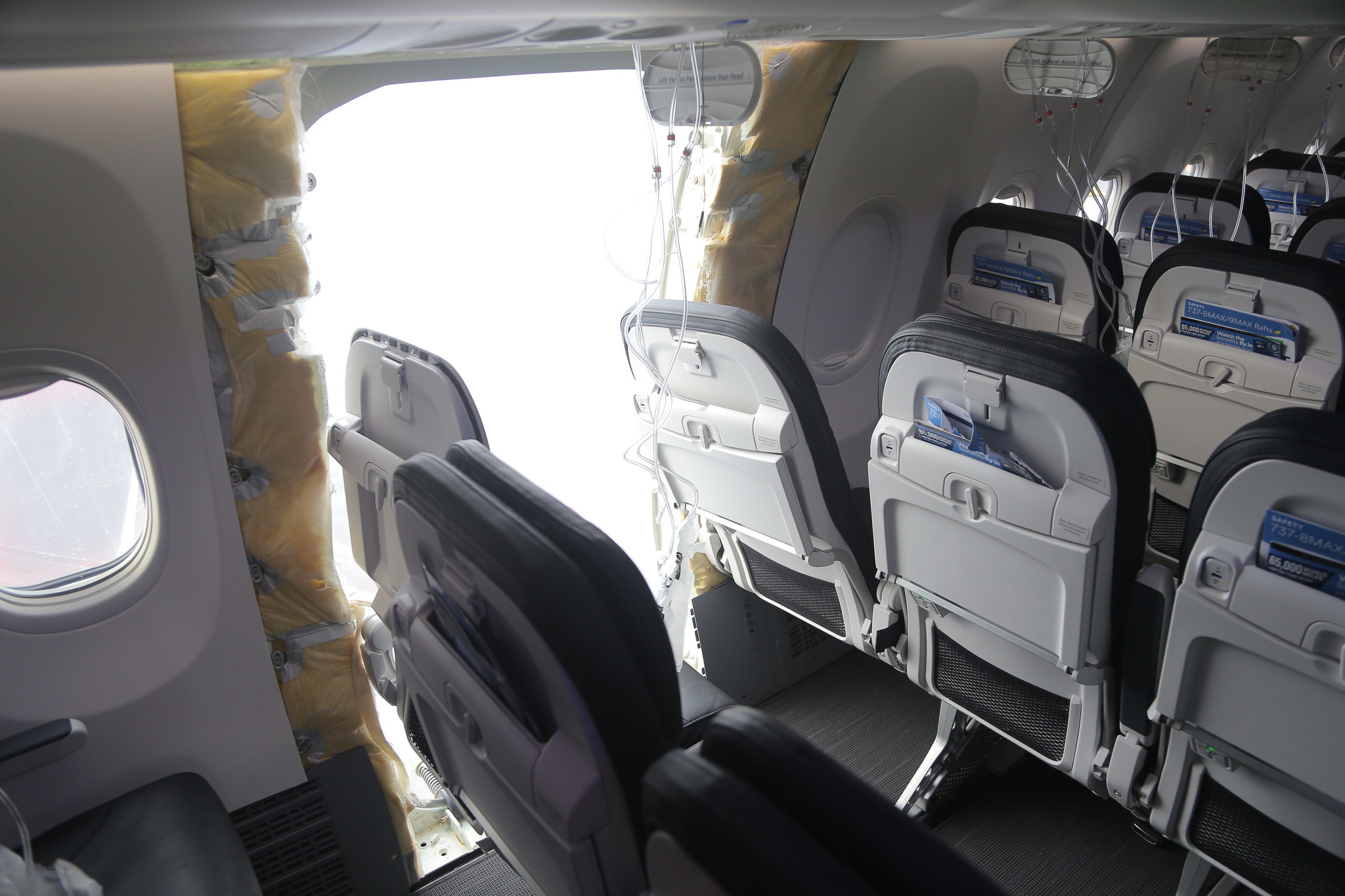 Damage on Alaska flight 1282