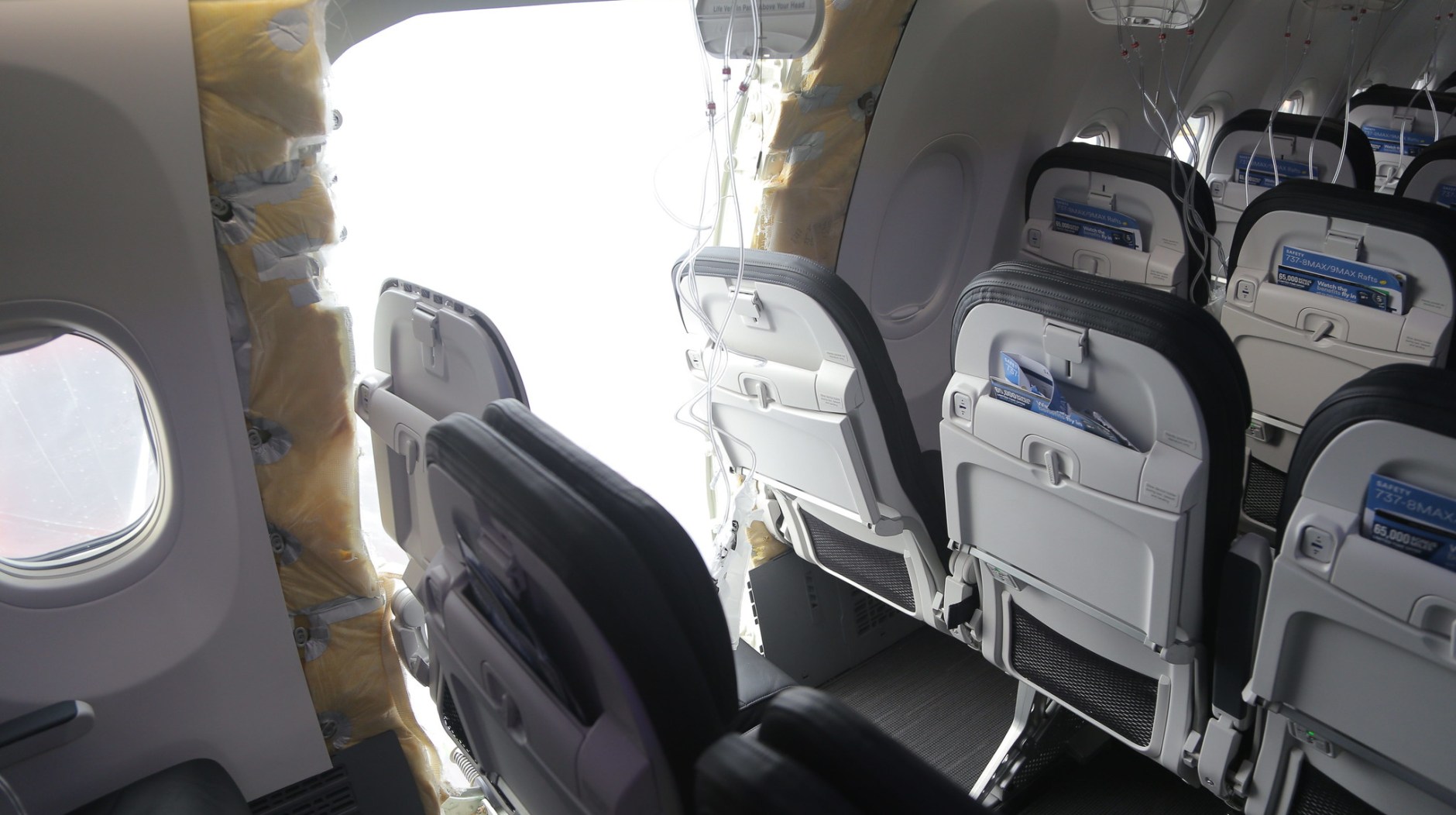 Damage on Alaska flight 1282
