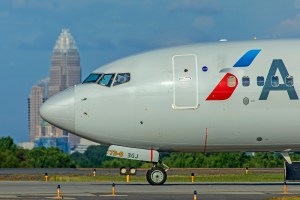 American 737 aircraft