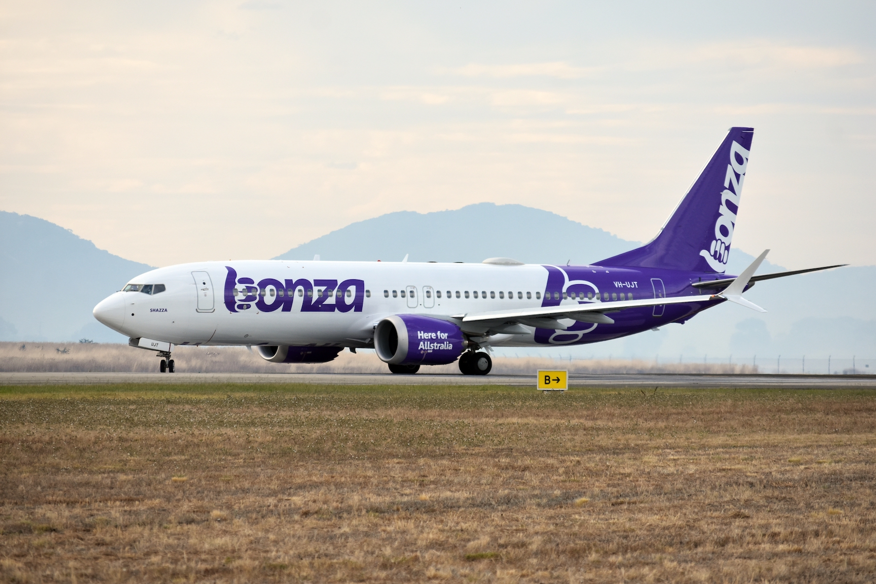 A Bonza 737 MAX aircraft.