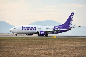 A Bonza 737 MAX aircraft.