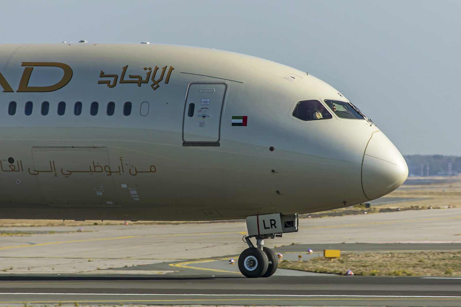 An Etihad Airways Boeing 787-9 Dreamliner