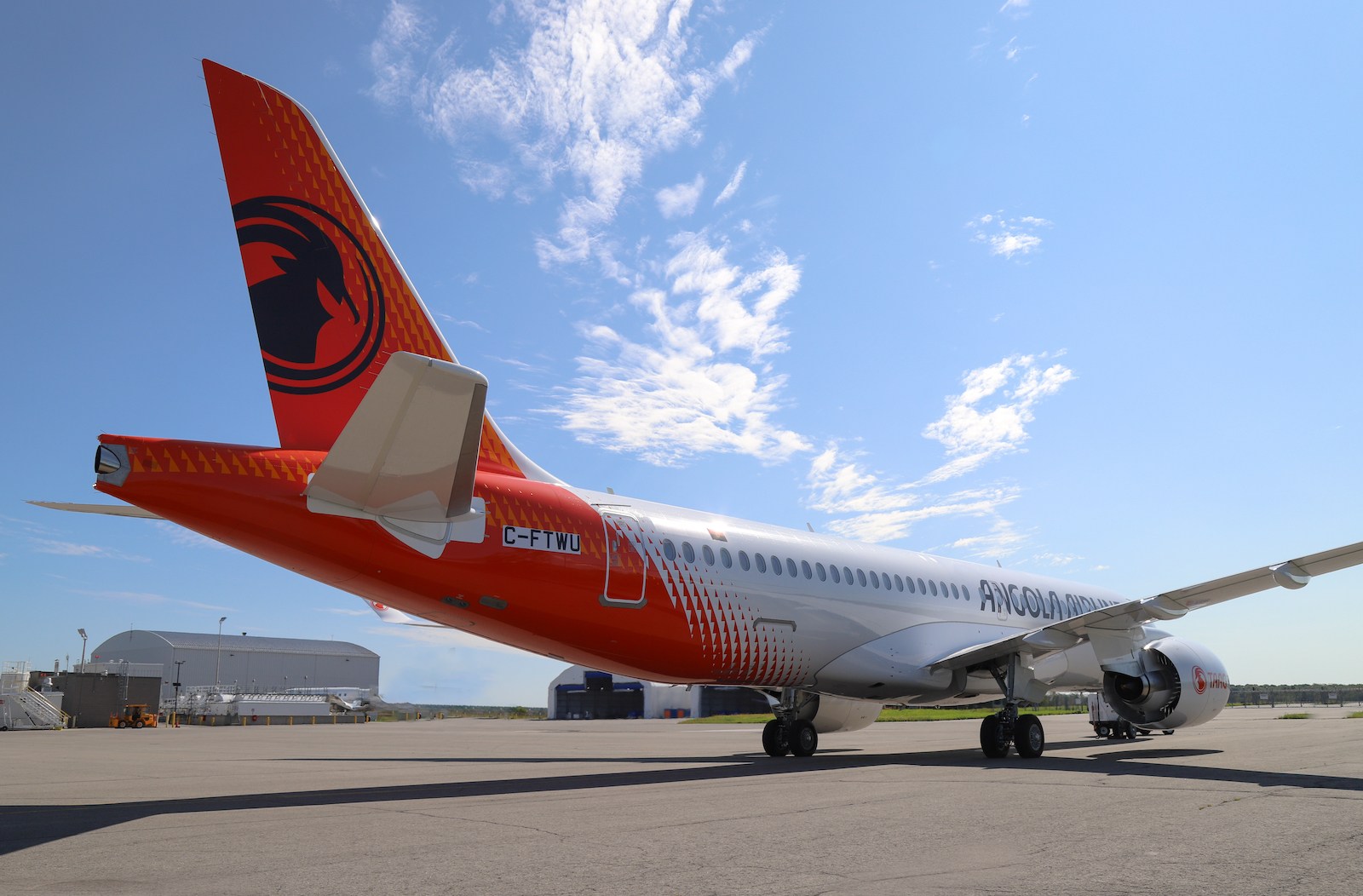 TAAG's first A220 jet