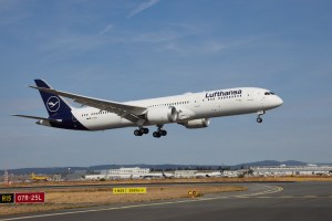 Lufthansa 787 in Frankfurt