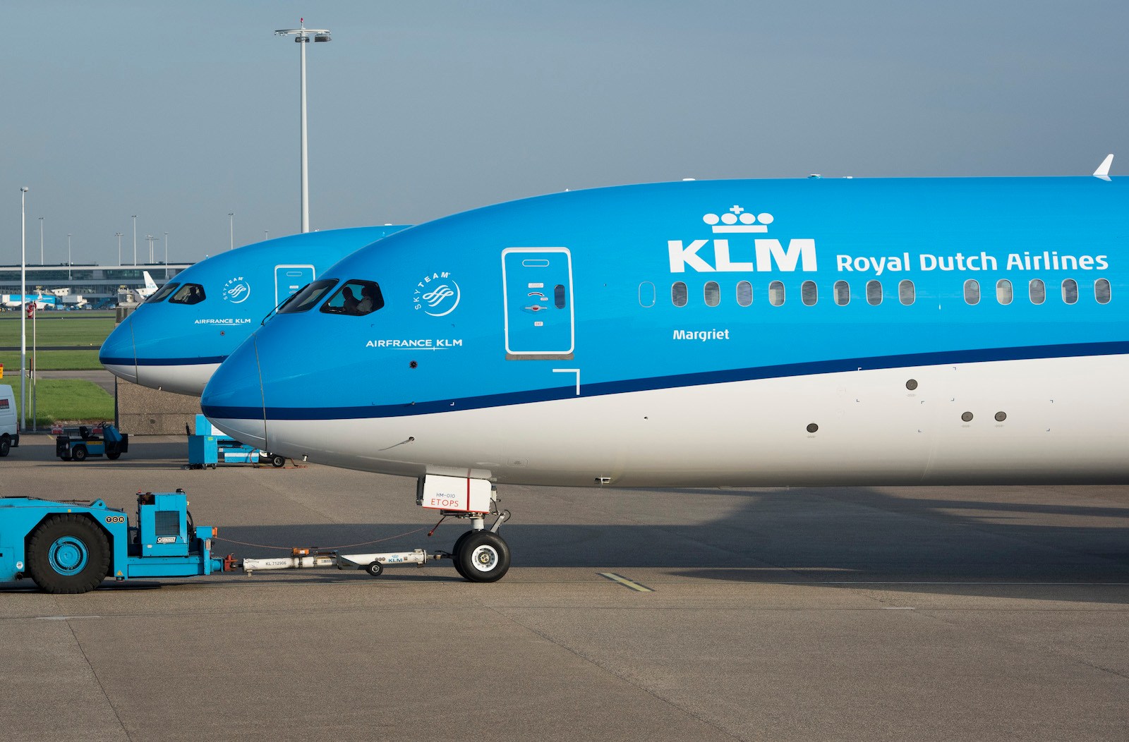 A KLM Boeing 787