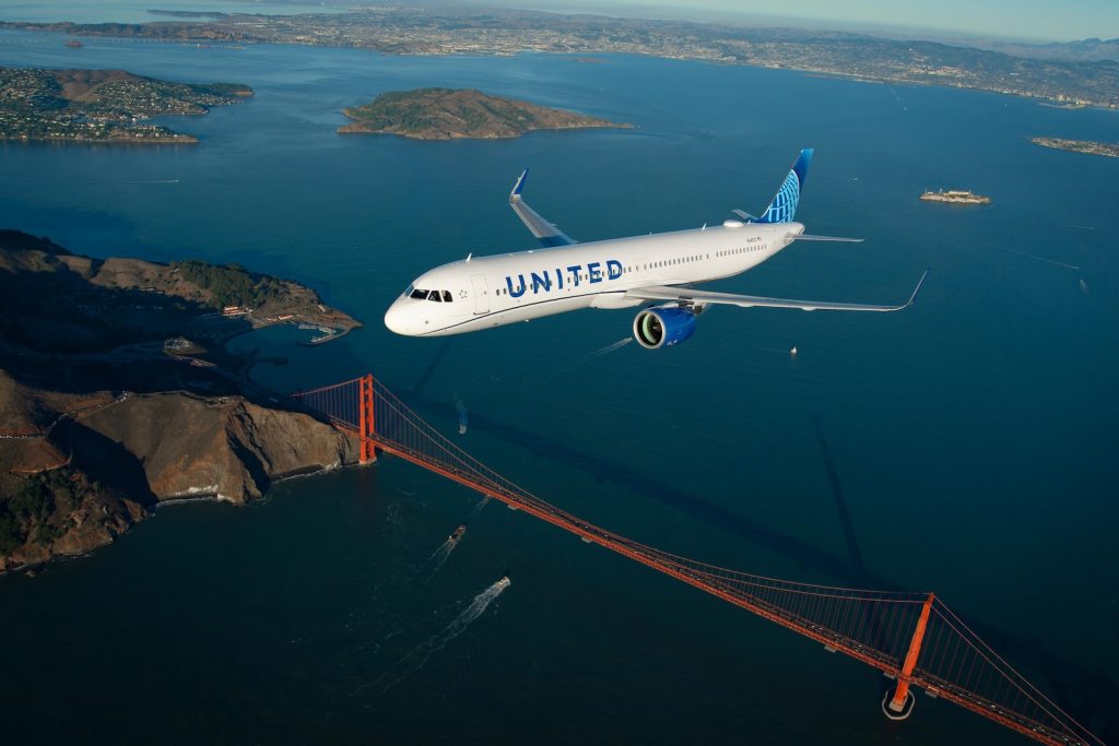 A United A321neo.