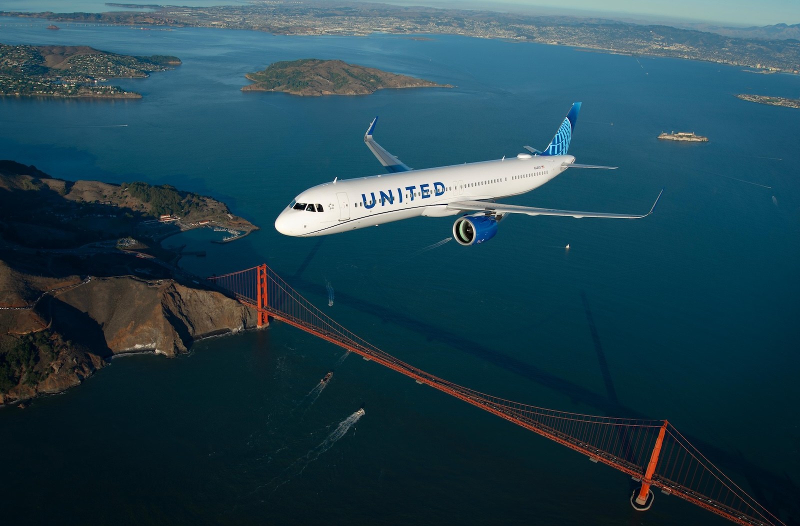 A United A321neo.