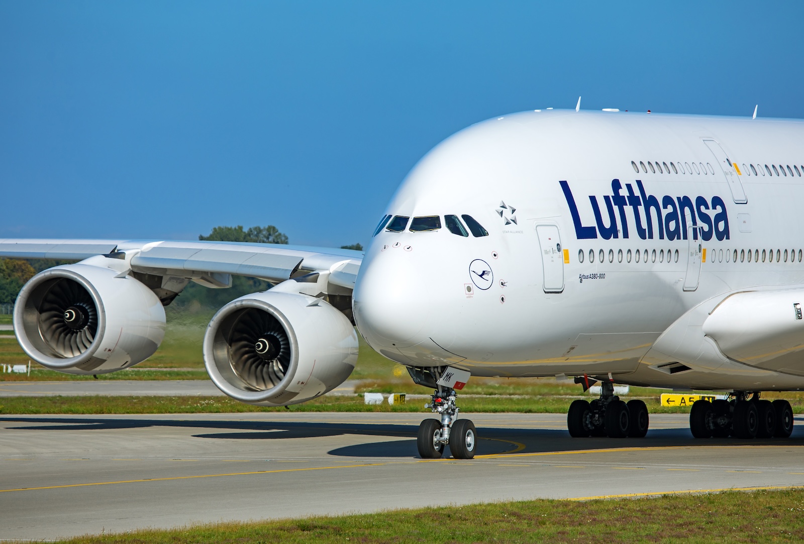 A Lufthansa A380