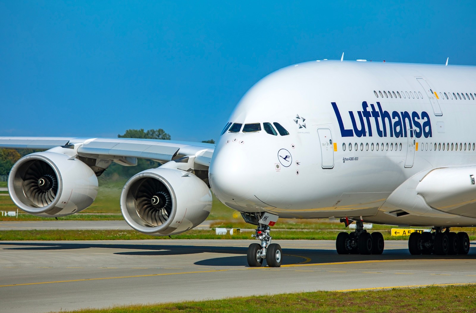 A Lufthansa A380