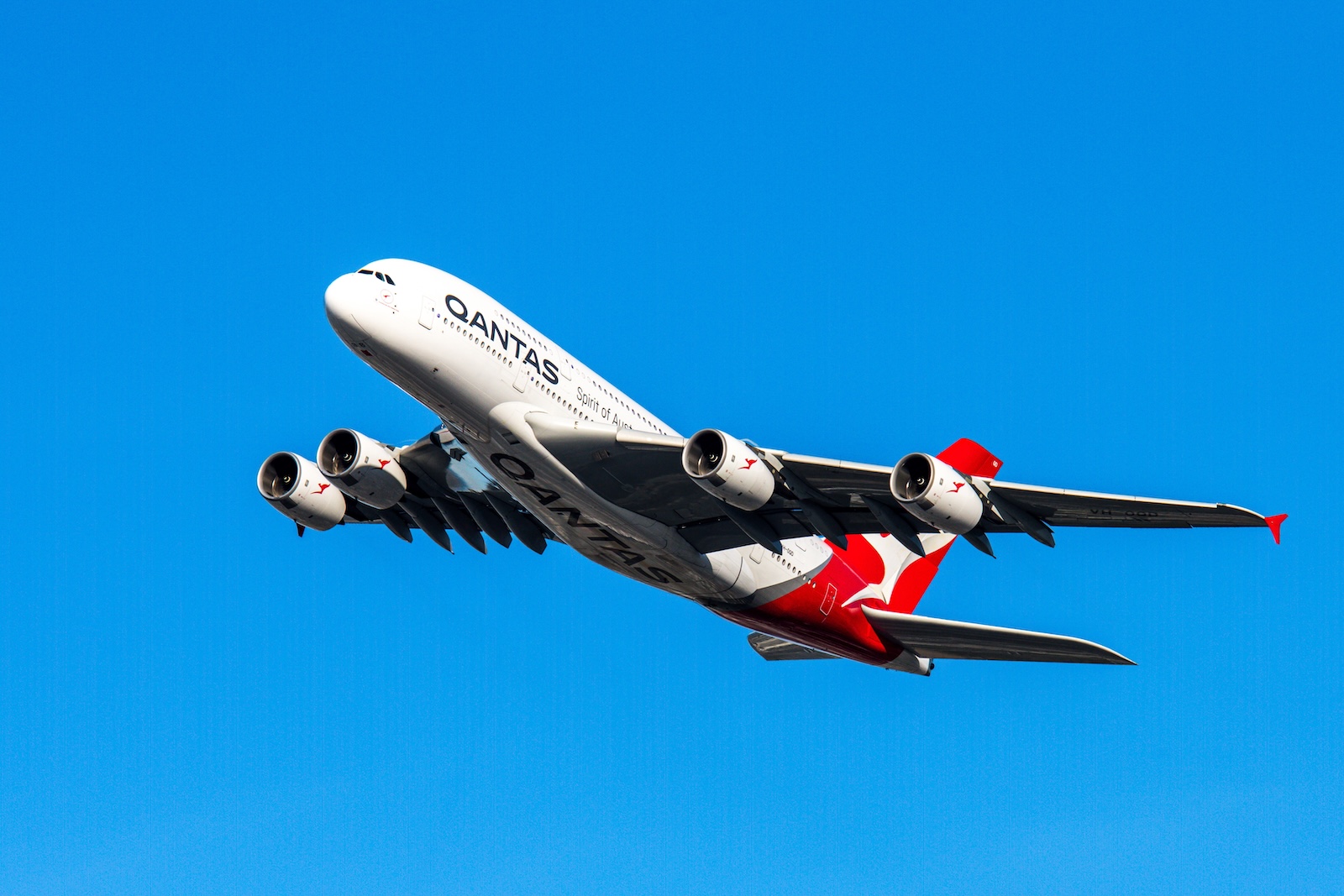 A Qantas Airbus A380