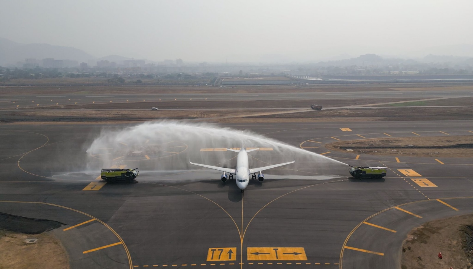 Aircraft at new Mumbai airport