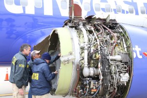 737 engine damage