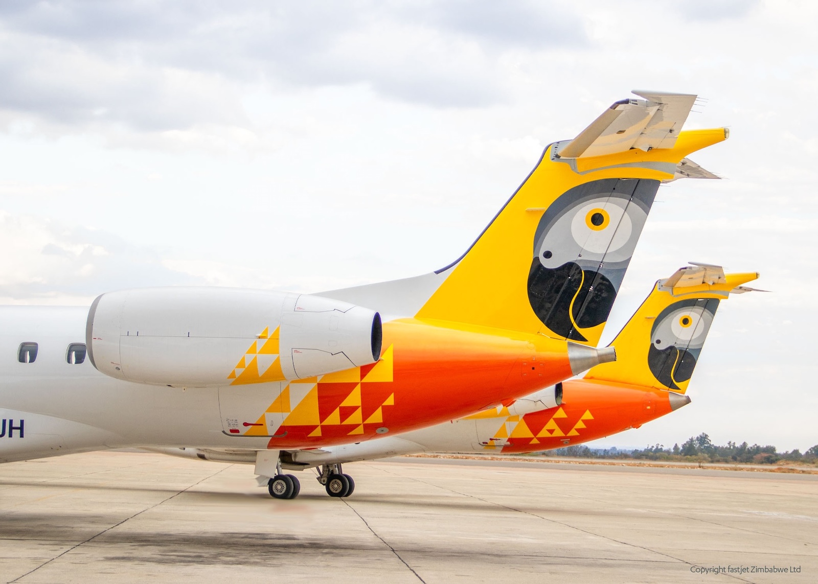 Fastjet Embraer aircraft