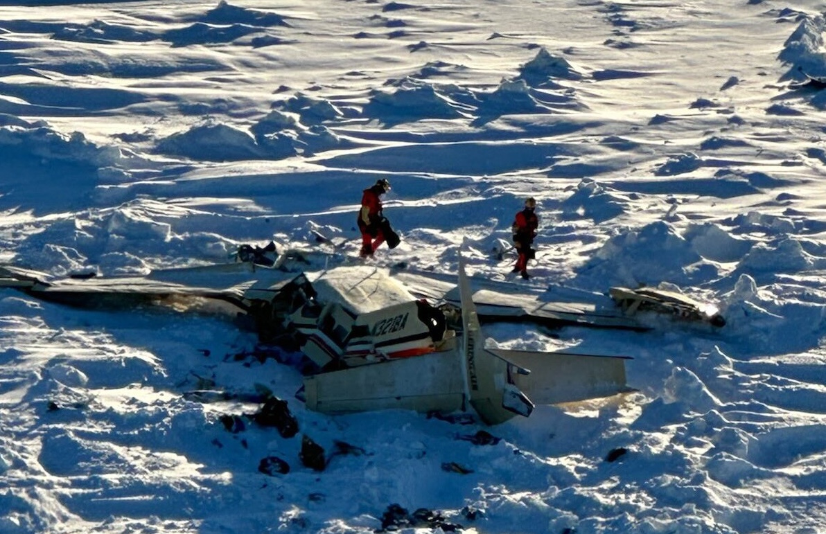 February 2025 Bering Air crash site