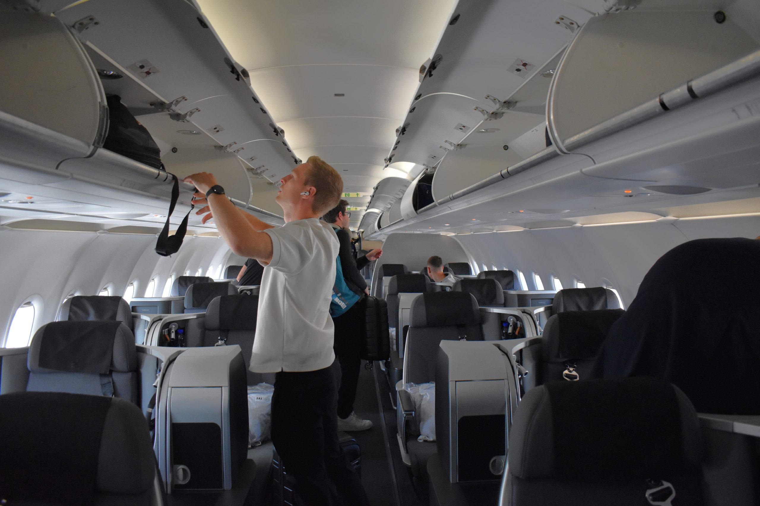 SAS A321LR cabin