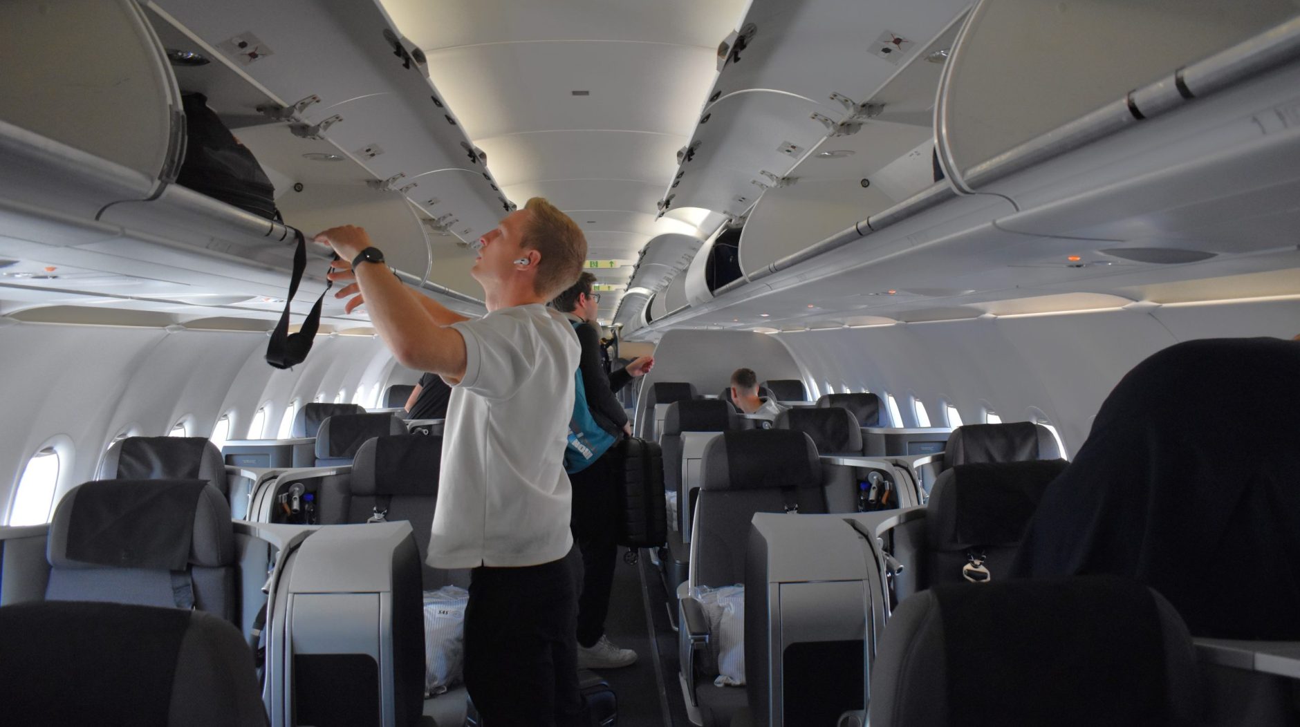 SAS A321LR cabin