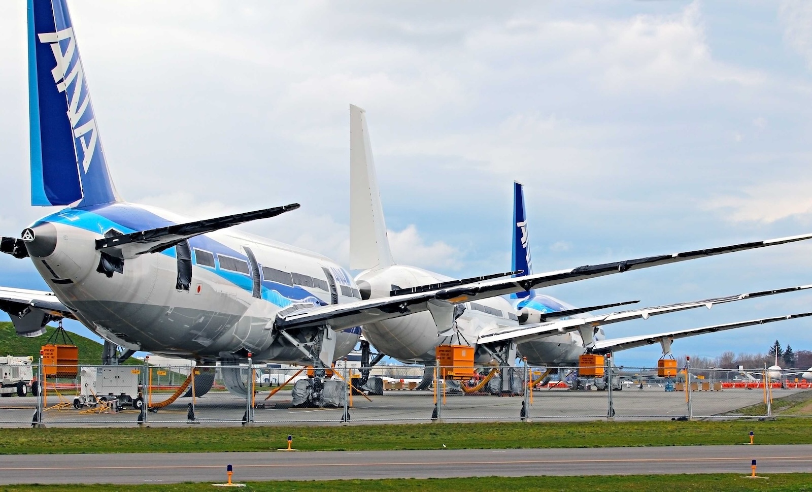 787 aircraft in storage