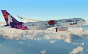 Hawaiian special livery