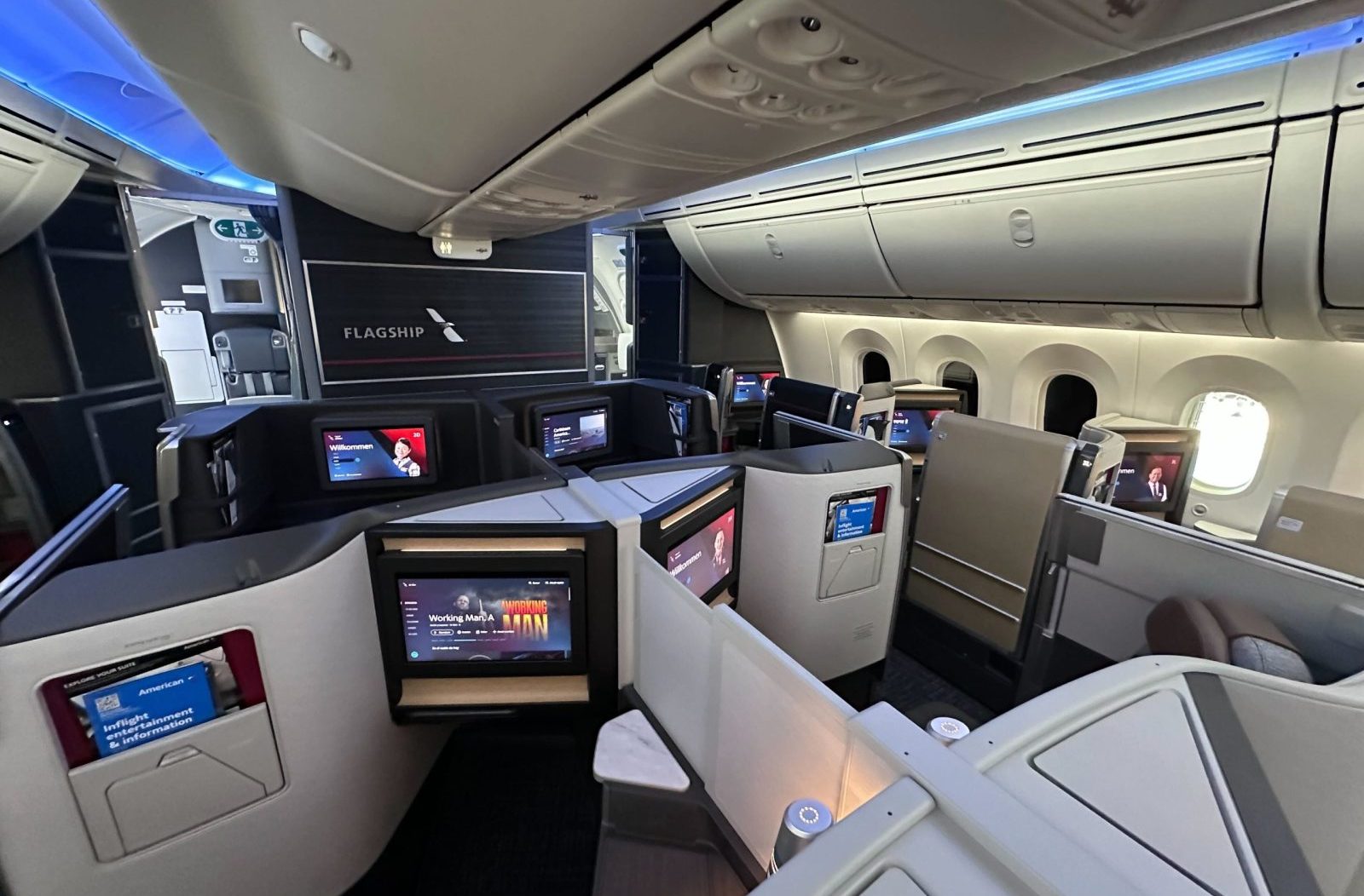 American's new Flagship Suite seats.