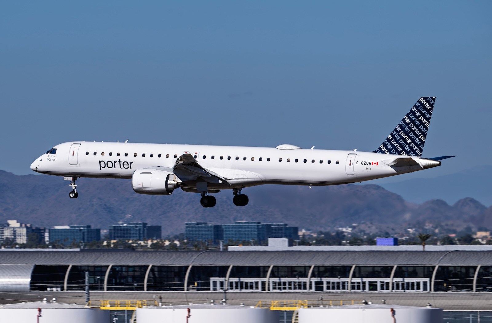 Porter Embraer jet