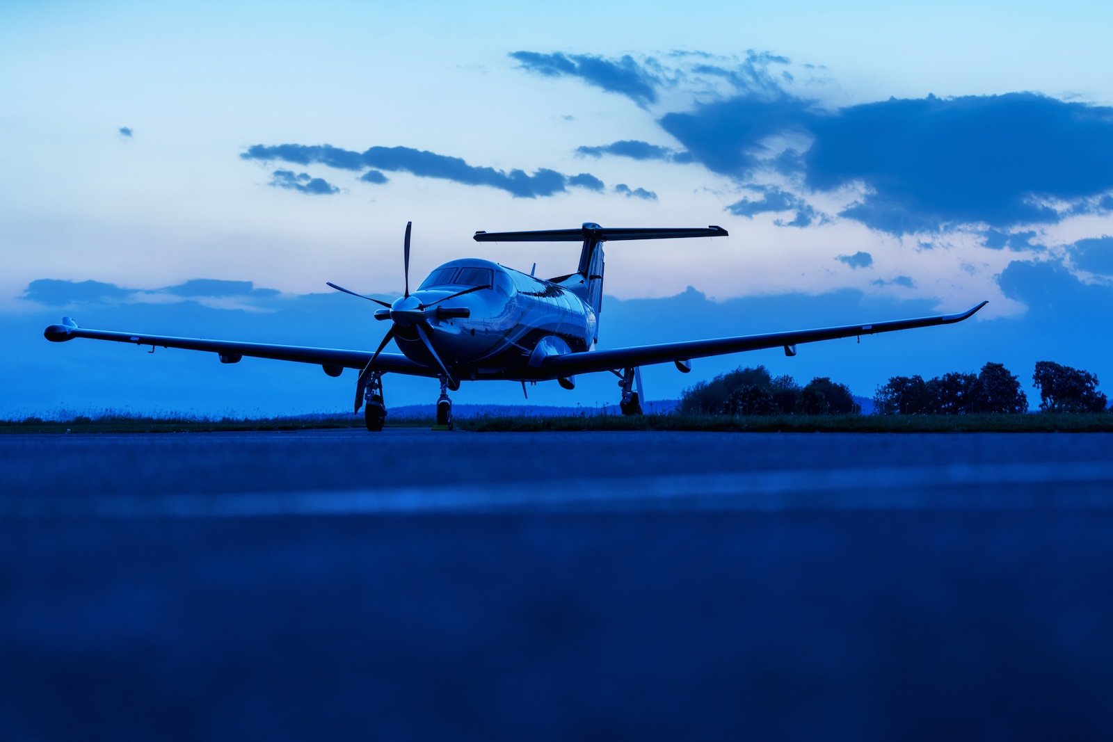 A PC-12 aircraft
