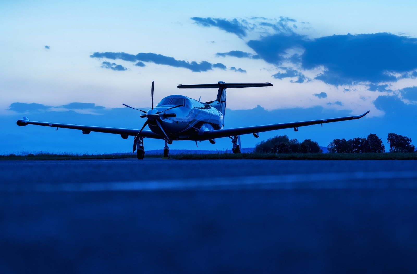 A PC-12 aircraft