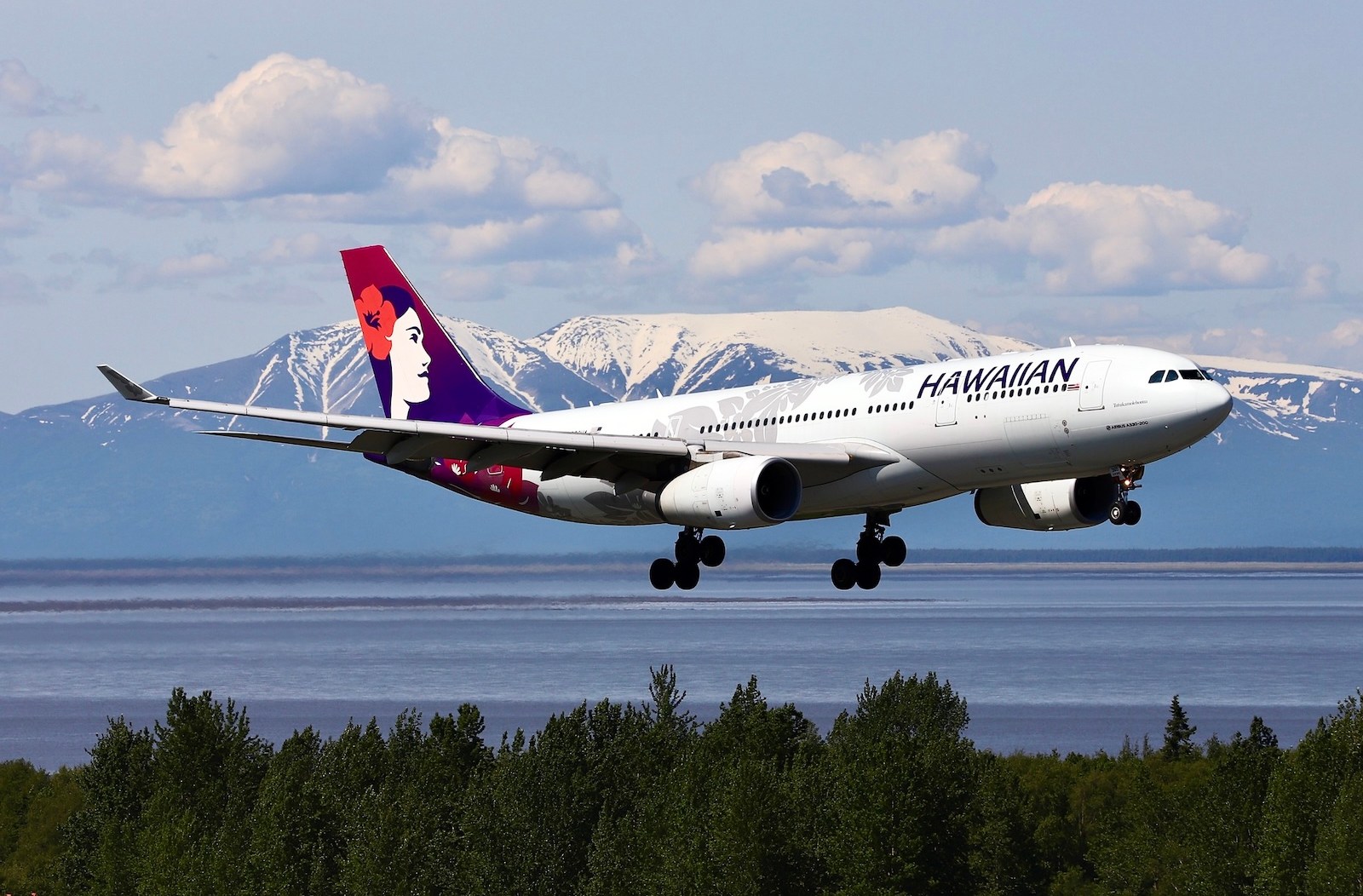 A Hawaiian Airlines Airbus A330-200